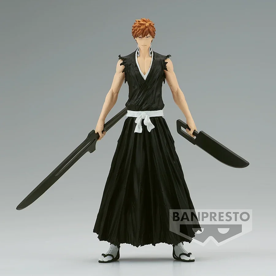 Banpresto Bleach Anime Figurines Solid and Souls Kurosaki Ichigo Action Figures Collectible Model Toys Figurals Brinquedos Gift