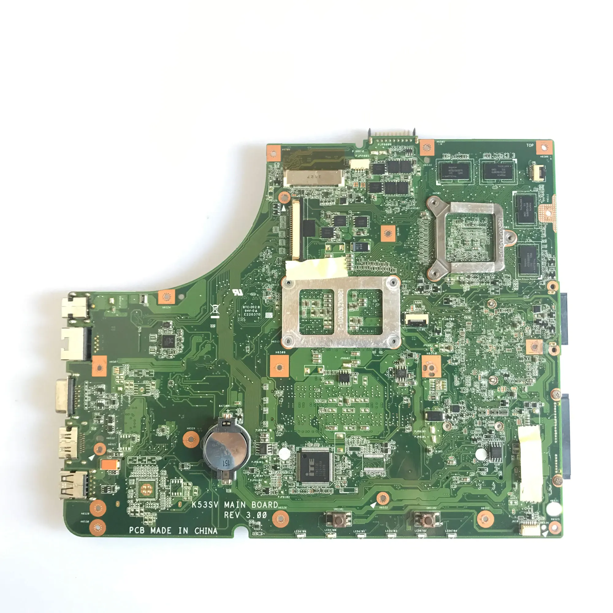 K53SV REV3.1 REV3.0 Motherboard for ASUS X53S A53S K53SJ K53SC P53S K53SM Laptop Motherboard GT540/630M 2G HM65 PGA 989