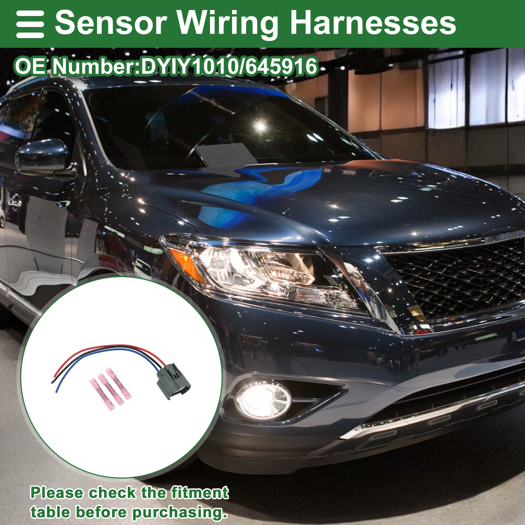 UXCELL 3 Pins Sensor Wiring Harnesses for ACURA CL 1997 No.DYIY1010