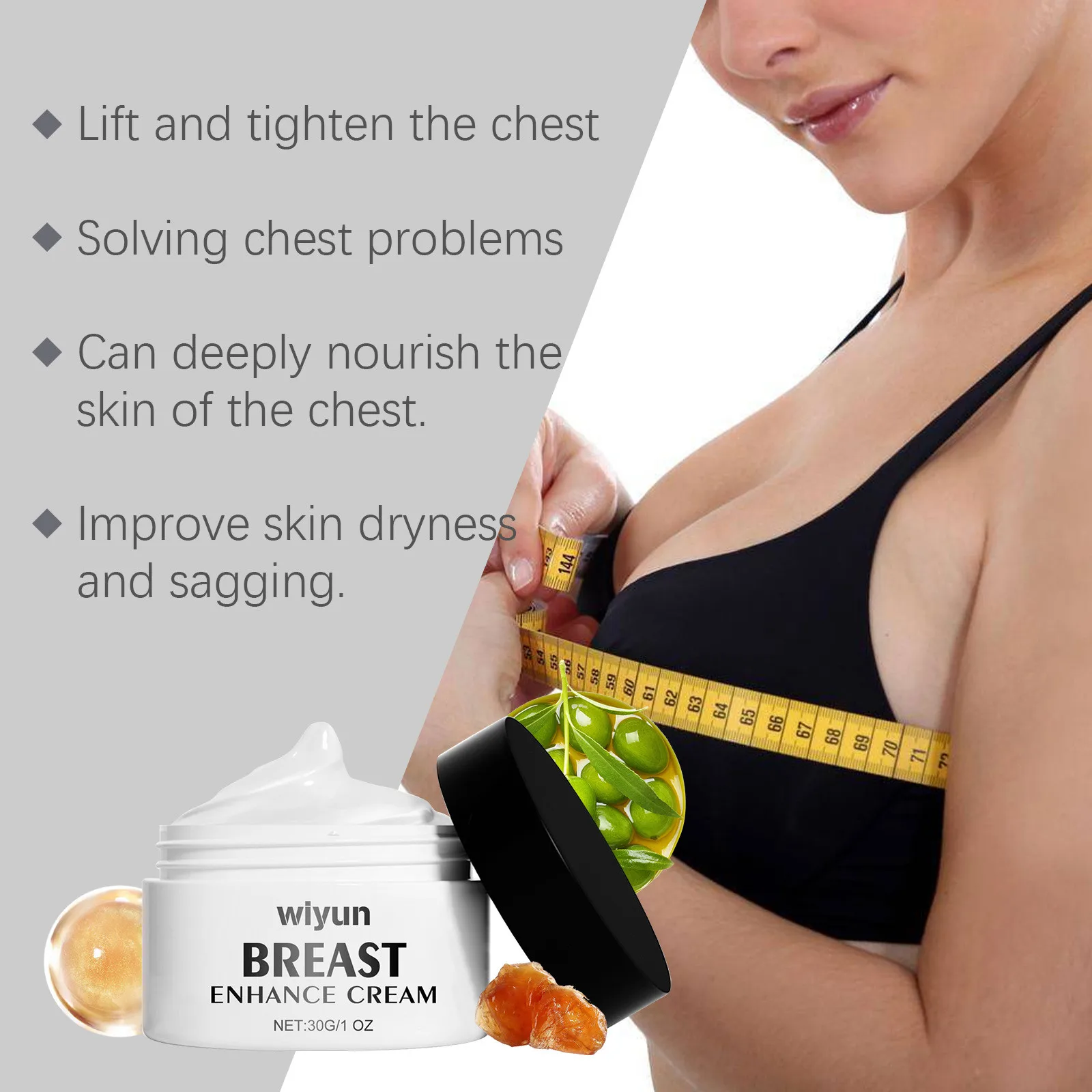 Breast Enlargement Cream Effective Butt Growth Tight Strengthen Lift Firming Sexy Plump Chest Beauty Women Enhancing Body Care
