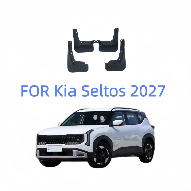 FOR Kia Seltos 2027 Mud Flaps PP Soft Rubber Splash Guards Front Rear Custom Fit Mudguards Fender Protection Car Accessories