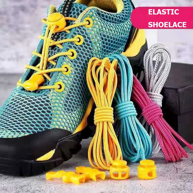 Fashion Laces For Shoes Unisex 2026 New Safety Bands Shoelaces Silicone Without Tie Elastic Shoelaces Strings Shoestrings