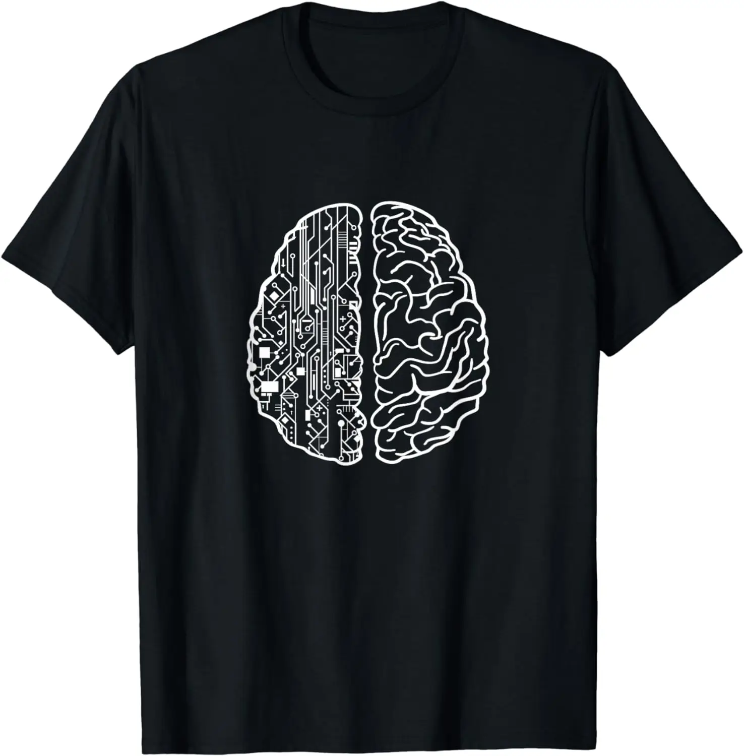 Brain Design Coder Developer Programming Brain Programmer T-Shirt for Men Women for Work Easy To Wear and Match