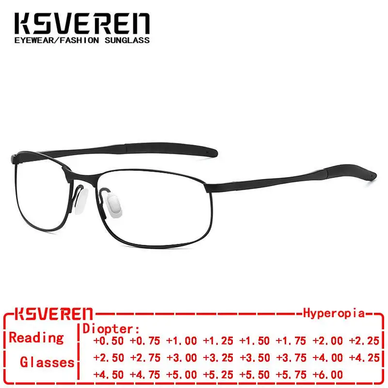 

Fashion Anti-Blue Light Reading Glasses Ultra-Light Eye Protection Readers Eyewear Men Specific Comfortable Presbyopia Glasses