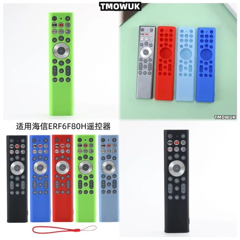 

For Hisense ERF6F80H ERF6A80 TV Remote Control Silicone Protective Cover Case Shockproof Anti-drop Anti-scratch