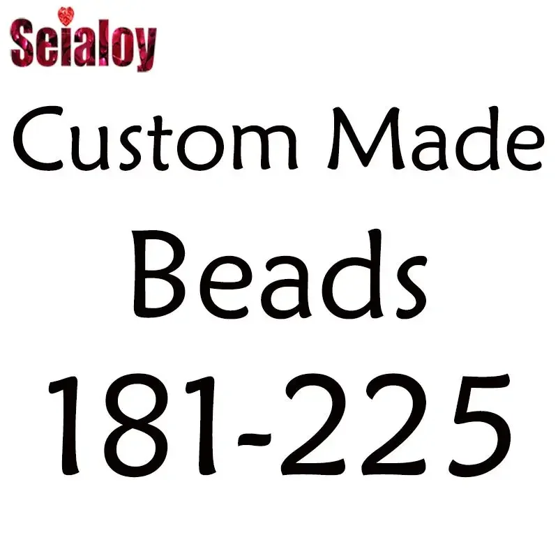 

10pcs/lot Custom Beads AD0181-0225 Please Contact Customer Service To Send Pictures