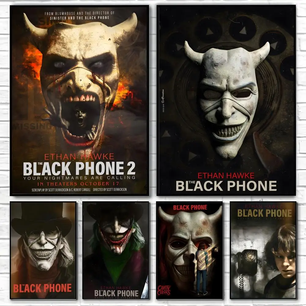 Horrorfilm-Poster „The Black Phone“. Klassische Poster und Wandkunstdrucke eignen sich für Wohnzimmer, Schlafzimmer und Zuhause.