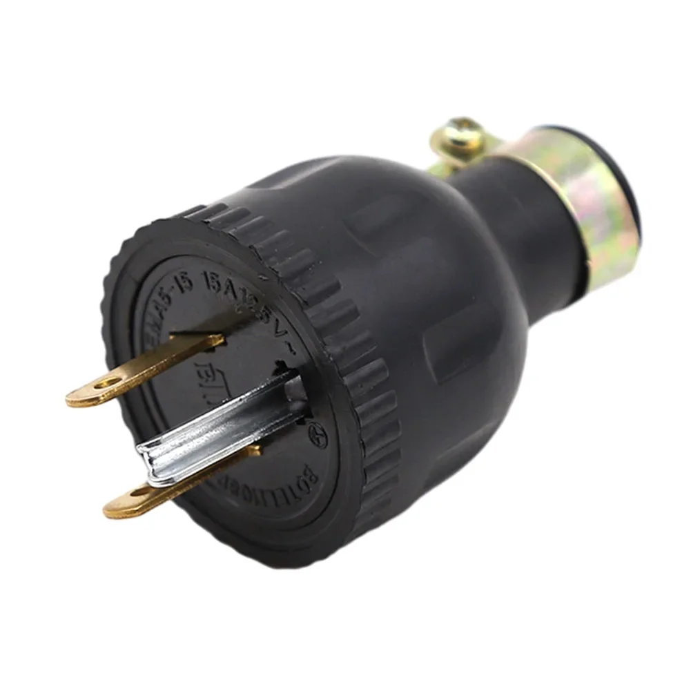 Generator Plug Plug AC125V Replacement Part Copper Feet For BTL Generator For Transfer Switches IP44 NEMA 5-15