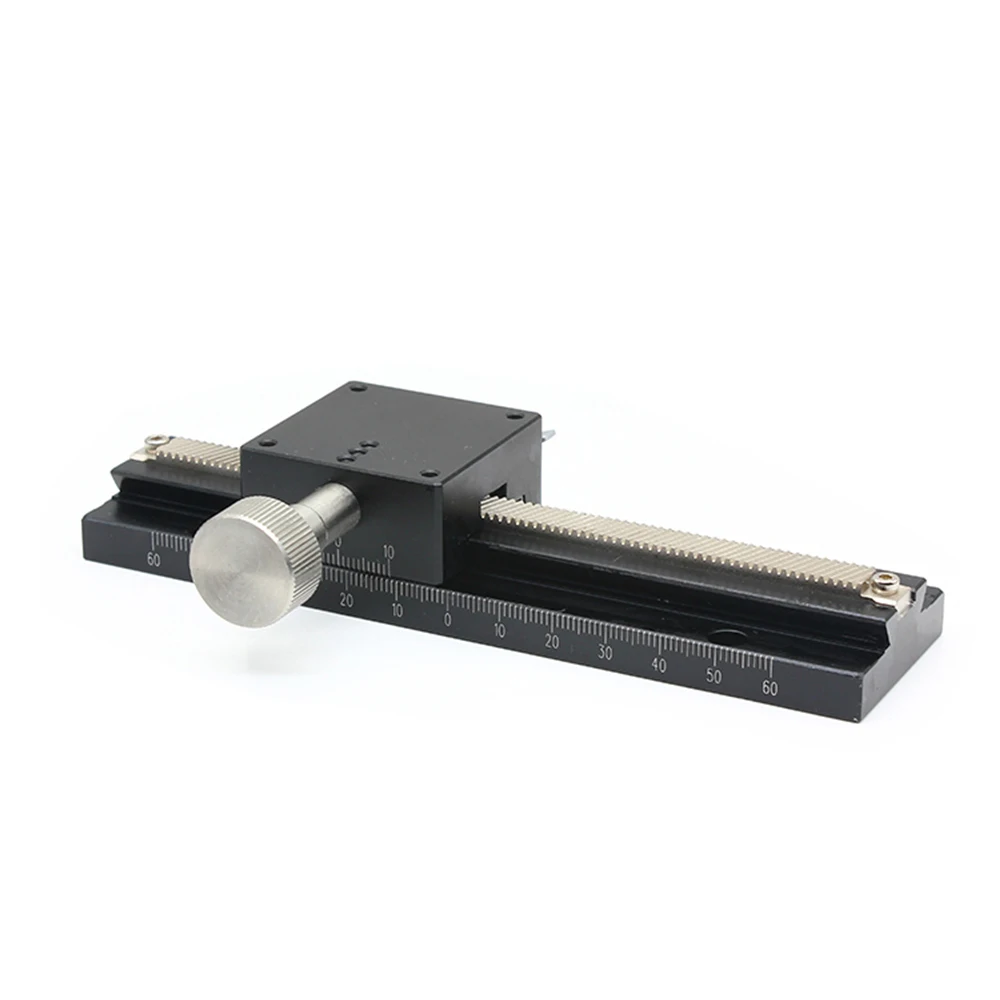 X Axis Long Stroke Dovetail Linear Stage Manual Fine Tuning Slide Table Trimming Displacement Platform