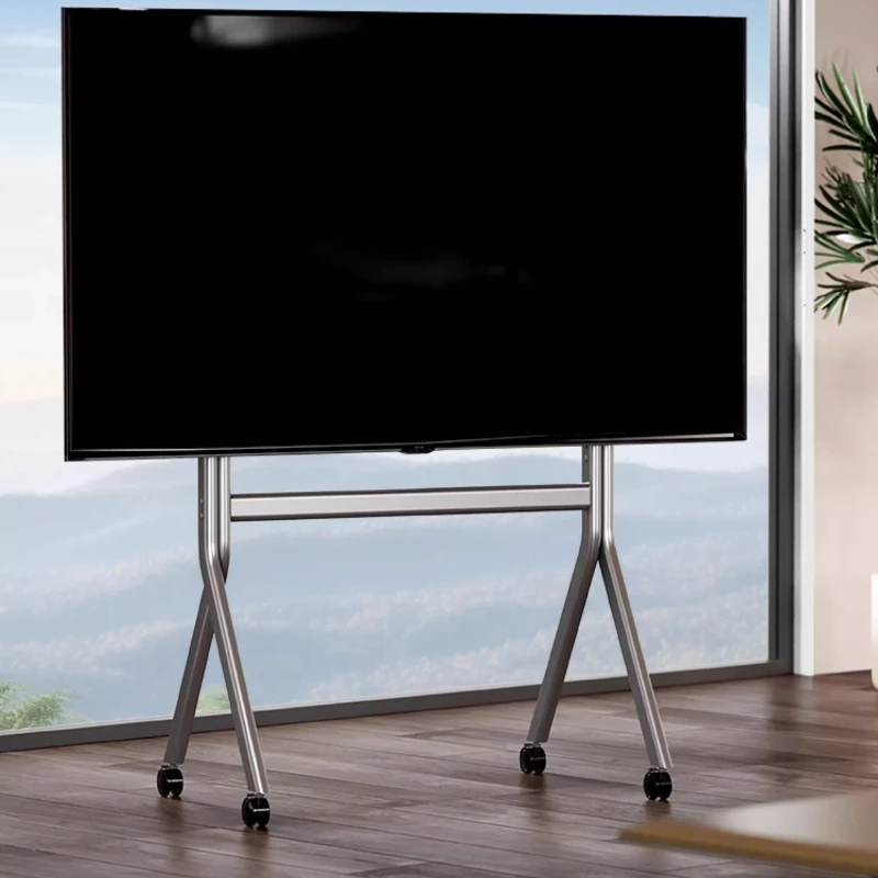أثاث غرفة الاجتماعات حامل تلفاز شاشة غرفة المعيشة عجلات حديثة حامل تلفاز أثاث معدني متنقل Prateleira Para MHDSJ