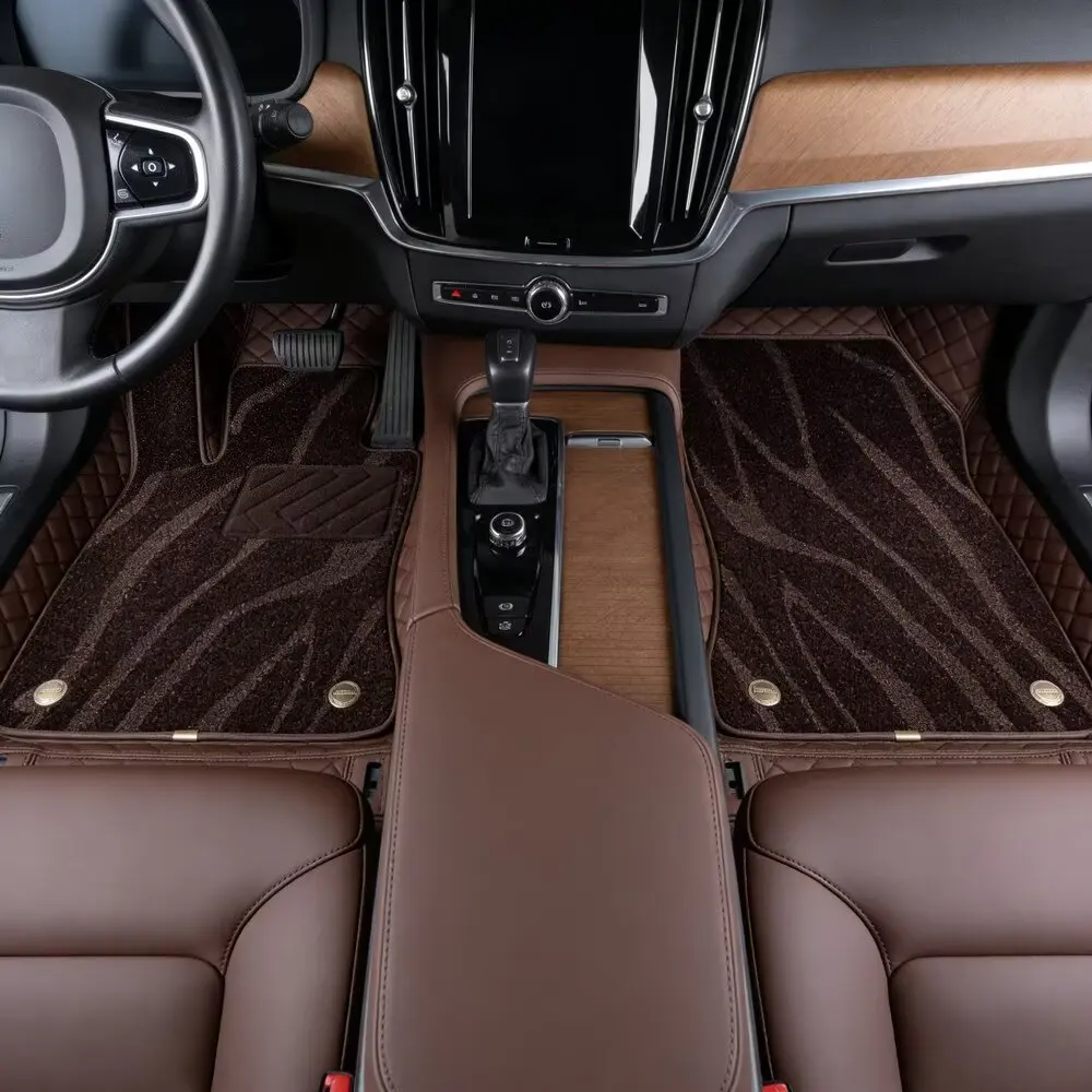 Double Layer 5D Custom Car Floor Mats for Ford S-Max CD539 2015–2025 5Door  Full Surround All Weather Foot Pad