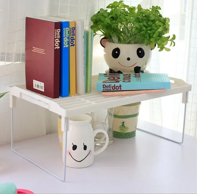 رف تخزين المطبخ الجديد منظم رف النكهة البلاستيكي القابل للطي للمطبخ والحمام أداة عملية OK 0089