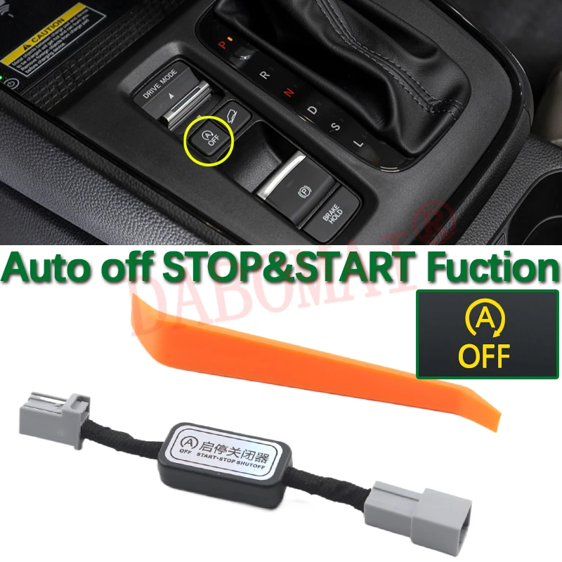 Dispositivo de Apagado Automático del Motor, Botón de Control, Sensor, Cable de Cancelación del Sistema Stop-Start para Honda CRV CR-V ZC8 RS 2023-2025