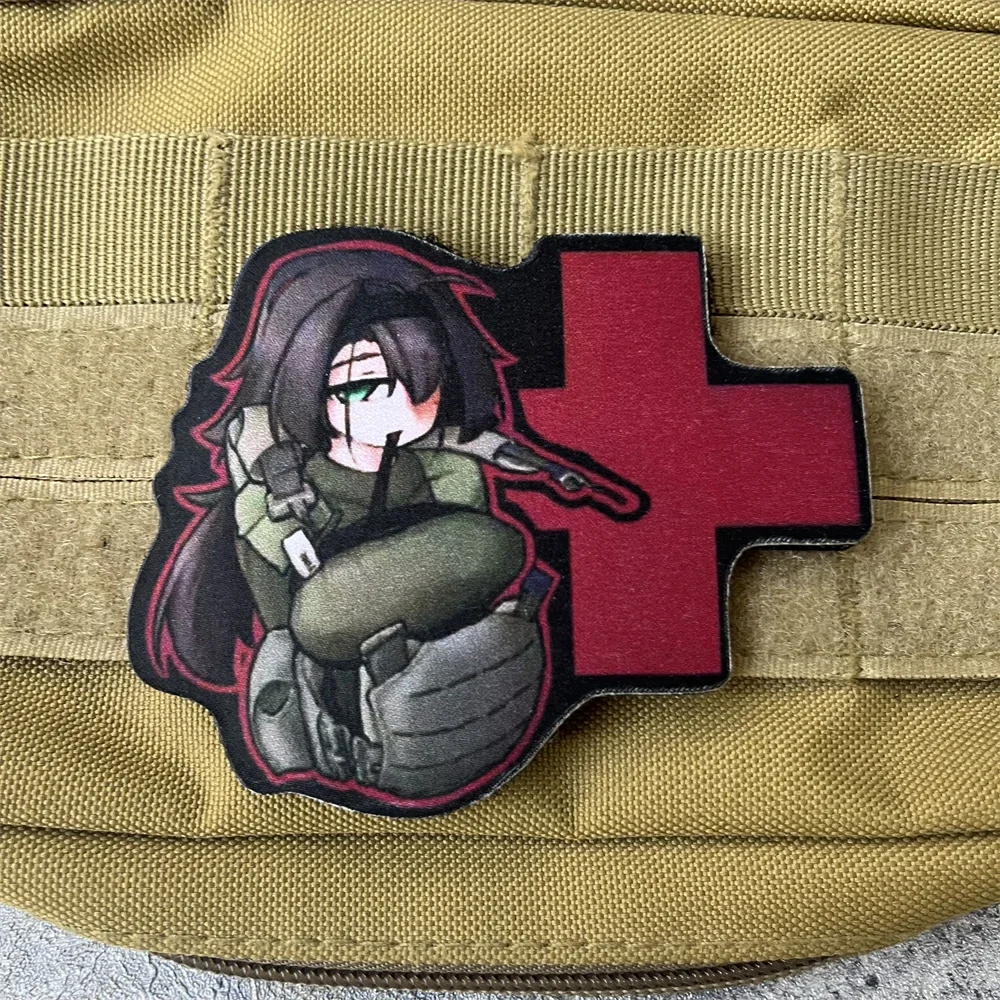 Parche táctico USEC oso médico – insignia moral para ropa - imagen 4