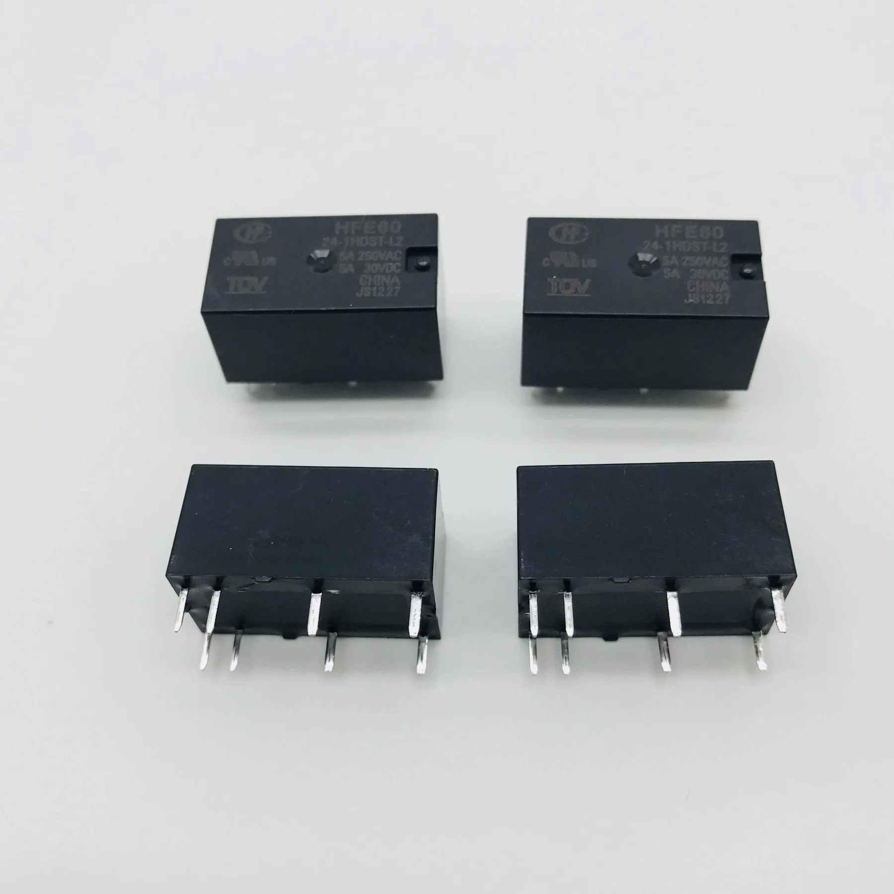 HFE60-24-1HDST-L2 024VDC one on one off 8-pin double coil 5A Hongfa magnetic holding relay