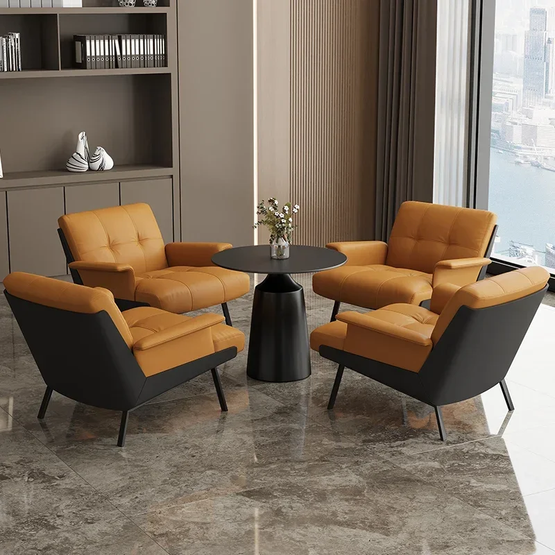 Italian hotel clubhouse lobby reception leisure sofa cafe single chair exhibition hall office negotiation table and chair