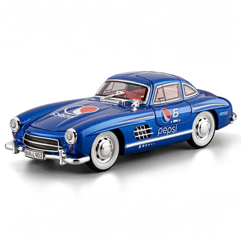 1:24 ベンツ300SL ダイキャストモデルカー サウンドライト