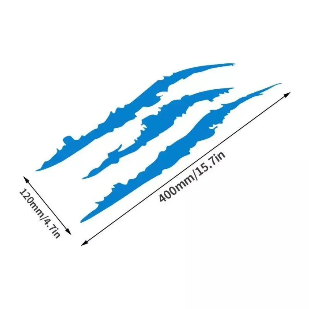 Auto Car Sticker Reflective Monster Claw Marks Scratch Stripe Auto Headlight Decal Dinosaur Raptor Paw Marks Car Accessories