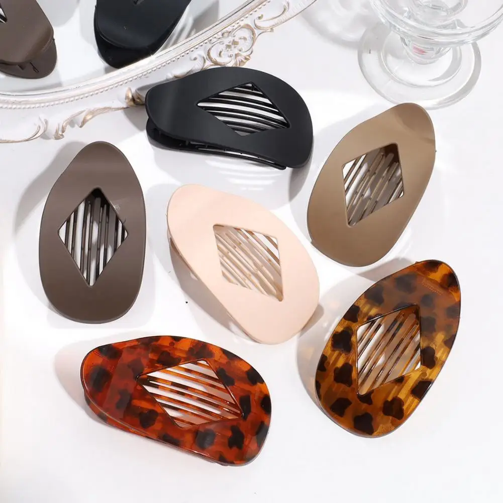4/6Pcs Women Hair Clips Powerful Duck Beak Hairpin with 12 Claw Teeth Non-slip Frosted Surface Hair Clamp Hair Accessories