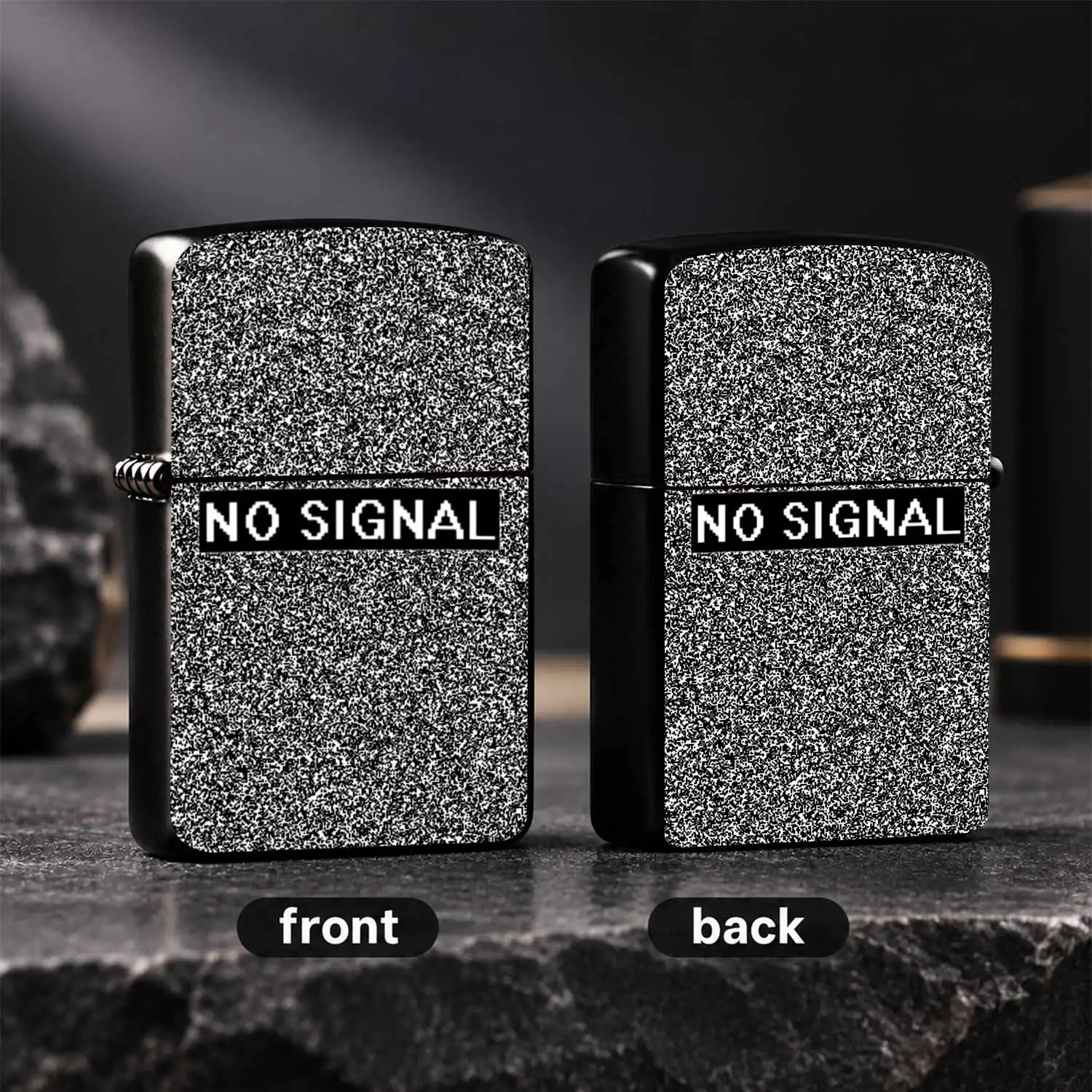 Retro TV No Signal Static Creative Lighter, Fun Pixel Style Portable Accessory, Compact Lightweight Daily Use Tool, Ideal Unique Practical Present for Friends Family in All Casual Scenarios  A Humorous And Interesting Lighter