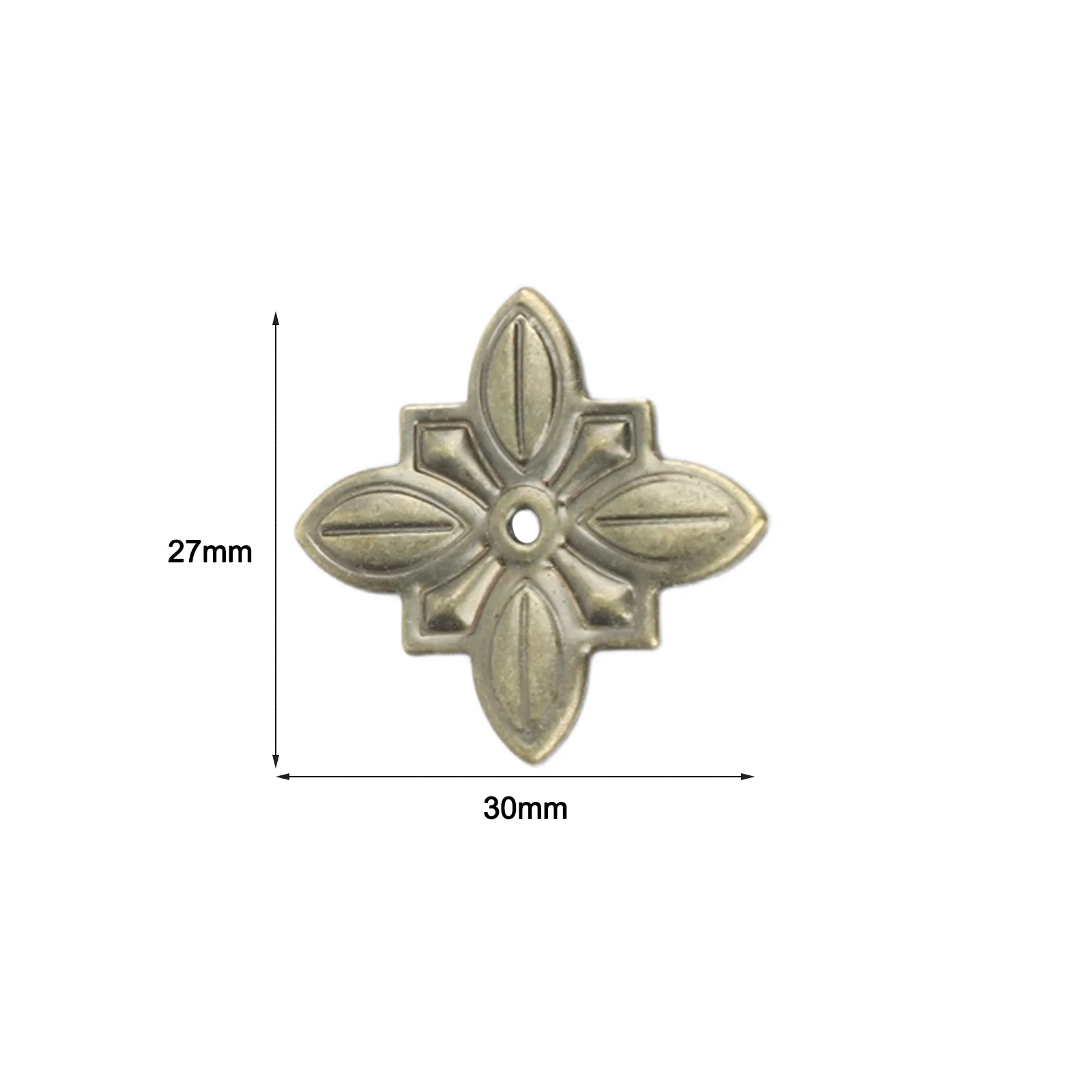 24PCS Iron Rivet Sheets Designed For Wooden Box Decoration Including For Jewelry Box And Wine Box Applications