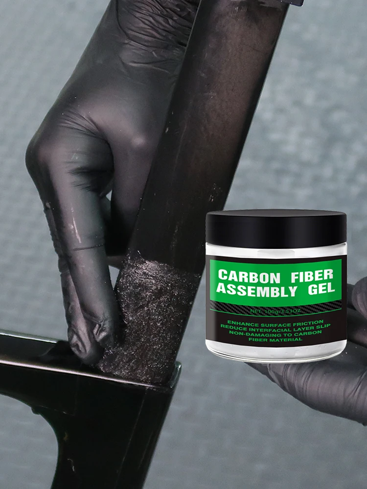 AliExpress NONE 100g Carbon Fiber Bicycle Grease Anti Slip Bicycle Grease Bicycle Anti-Slip Lube Bicycle Assembly Grease for Seat handlebars