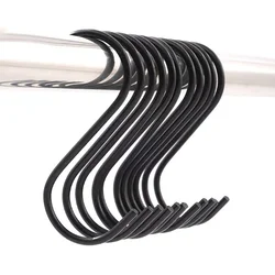 Multifunctional S-type hook wall hanger 3.2 inches black tie'zhi kitchen utensils household items hook