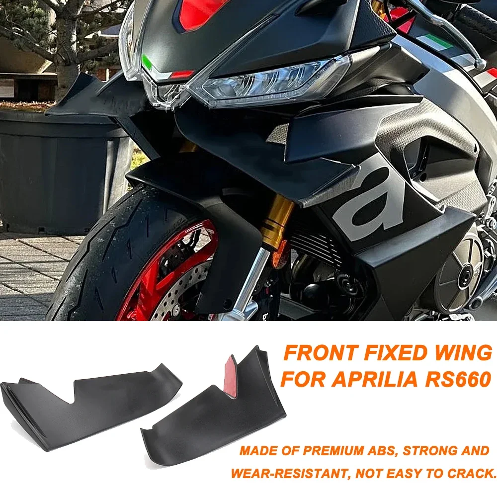 New Motorcycles Accessories Carbon fiber Fairing Winglet Aerodynamic Wing Kit Spoilers For Aprilia RS660 RS 660 rs660