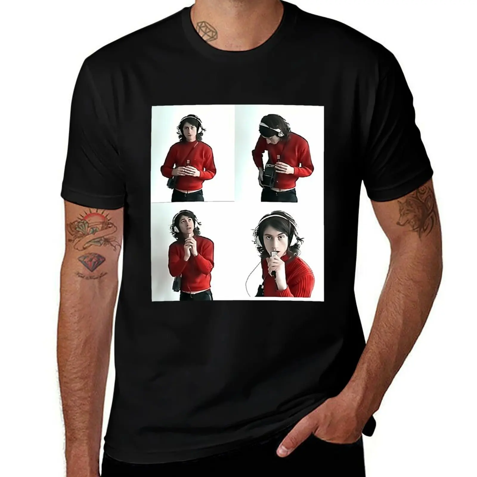 cornerstone Alex turner collage T-Shirt Simple Trendy Casual T-Shirt