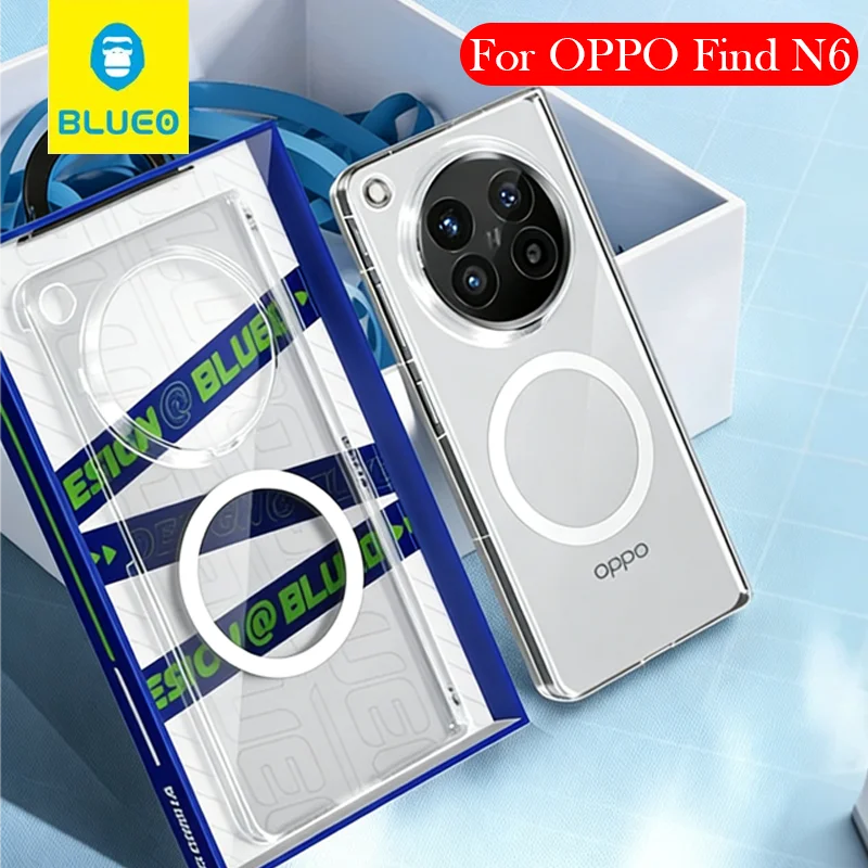 

Blueo Transparent Case For OPPO Find N6 Airbag Back Cover Case for OPPO FIND N6