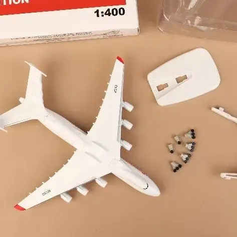 

1/400 Scale Diecast Model Toy, 20CM Soviet An-225 Airplane Replica, Metal Alloy Artwork for Collection & Decoration