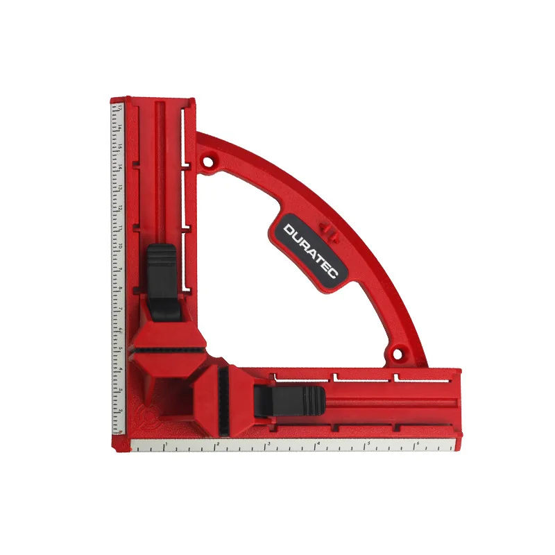 90 Degree Right Angle Clamp Woodworking Corner Positioning Tool L Shape Adjustable Fixing Ruler for Cabinet Frame Assembly