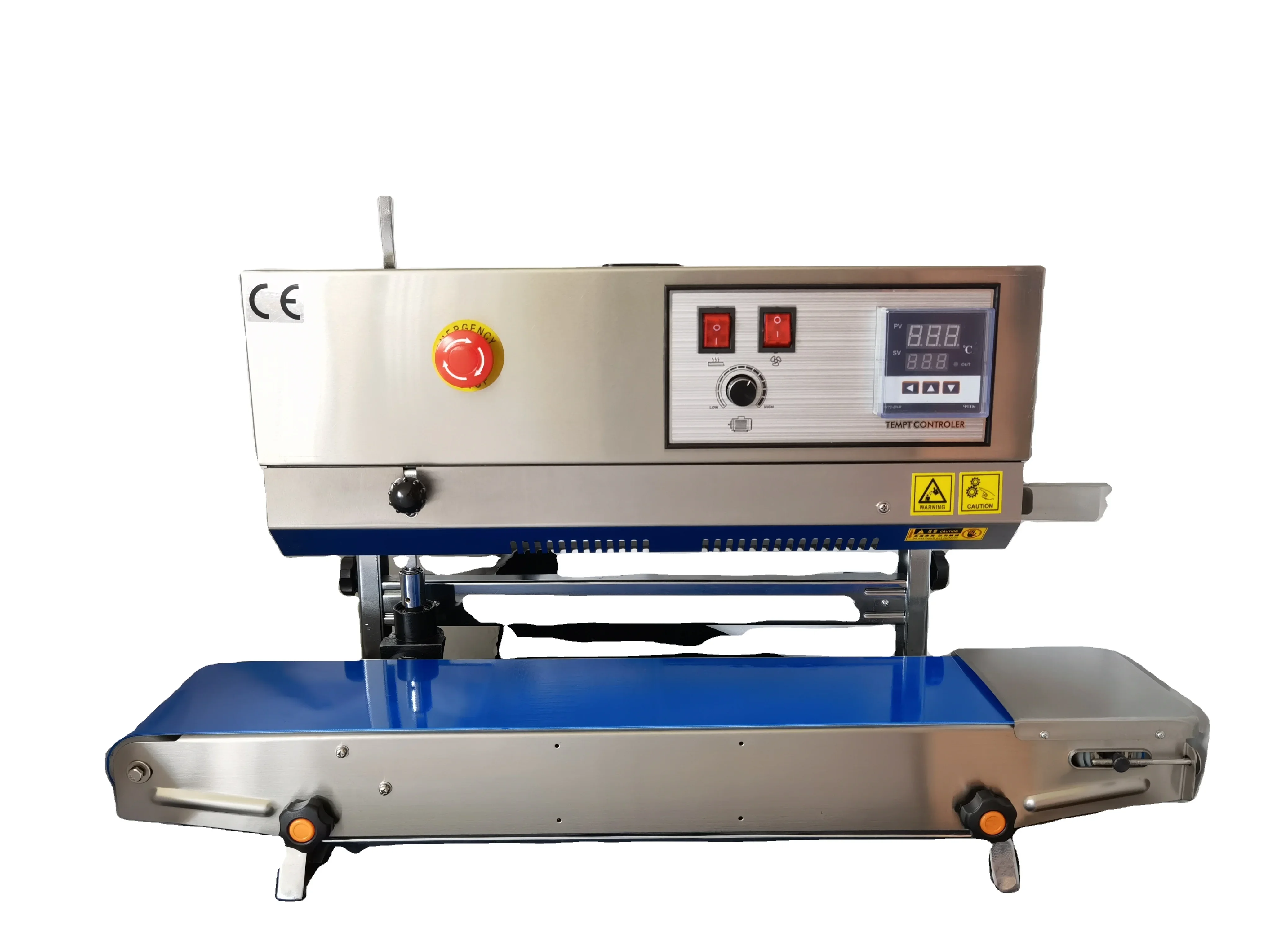 SF150 Continuous band sealer Vertical double use plastic Film bag Sealing Machine