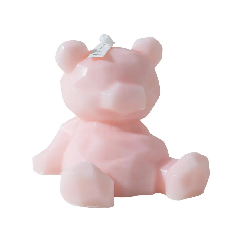 1PC Diamond Bear candele per aromaterapia per la decorazione domestica ation candele profumate adorabili oggetti di scena per la fotografia ornamenti per la casa del Festival