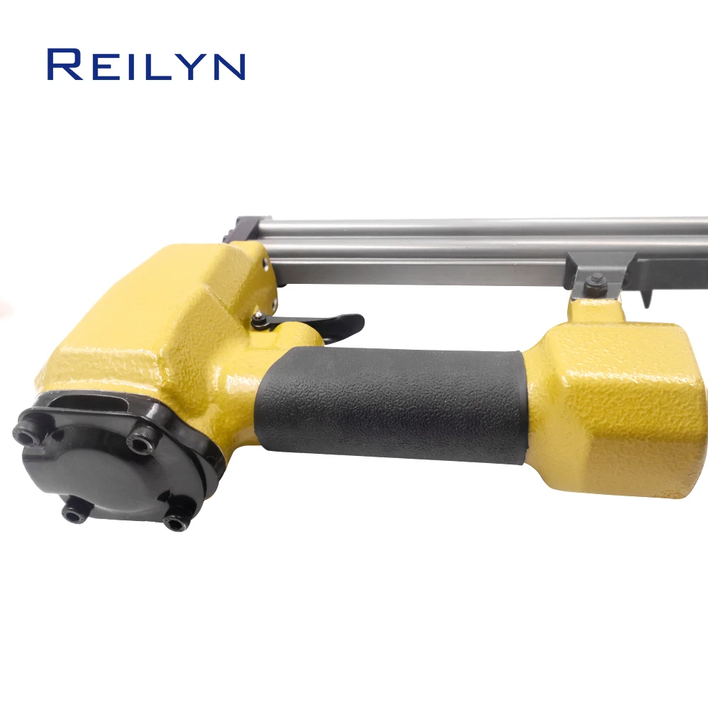 Reilyn F32 Air Nailer Stapler 18Ga Small Fixing Nail Gun for Furniture Plywood Binding Woodworking DIY Upholstery Fastener