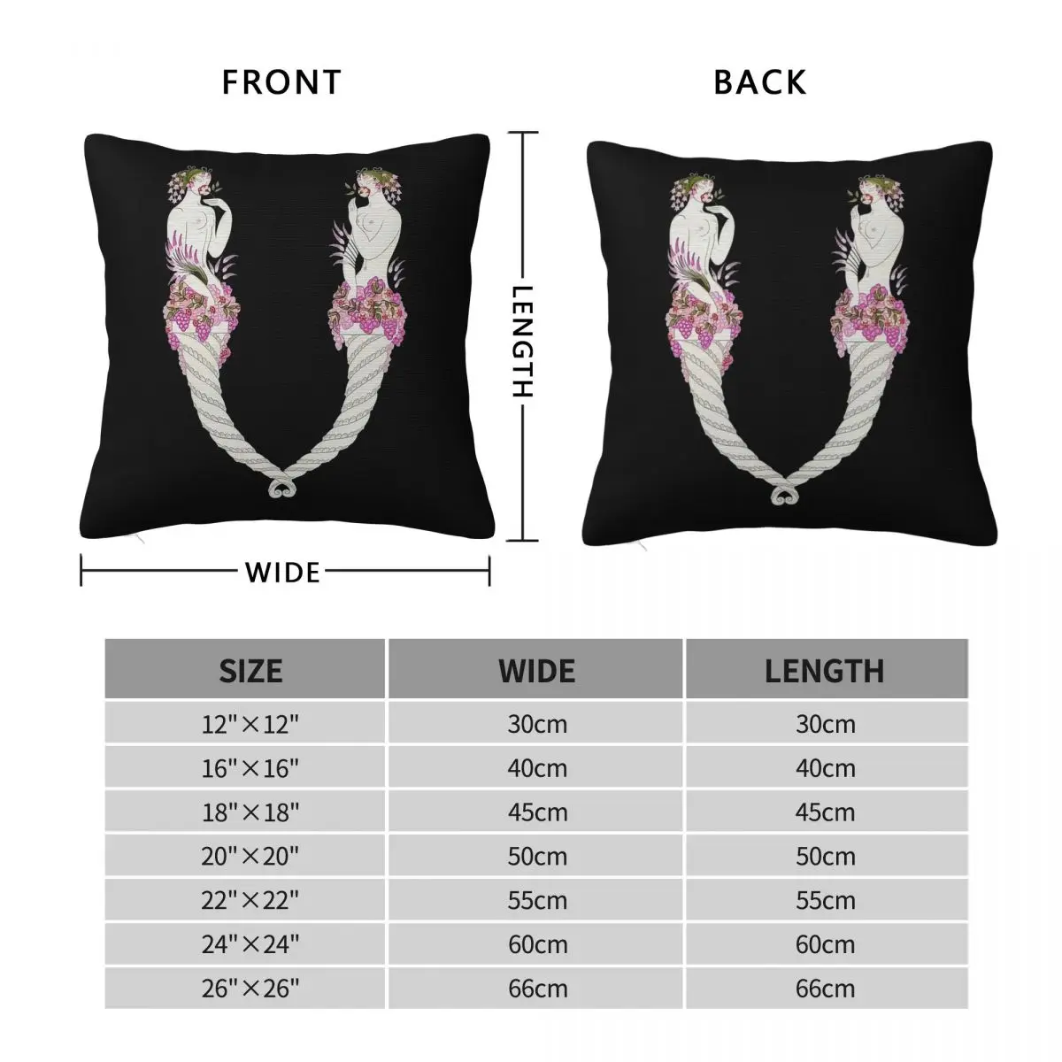 Ertﾩ Letter V From Alphabet Suite Pillowcase Polyester Linen Velvet Printed Zip Decorative Pillow Case Sofa Cushion Case