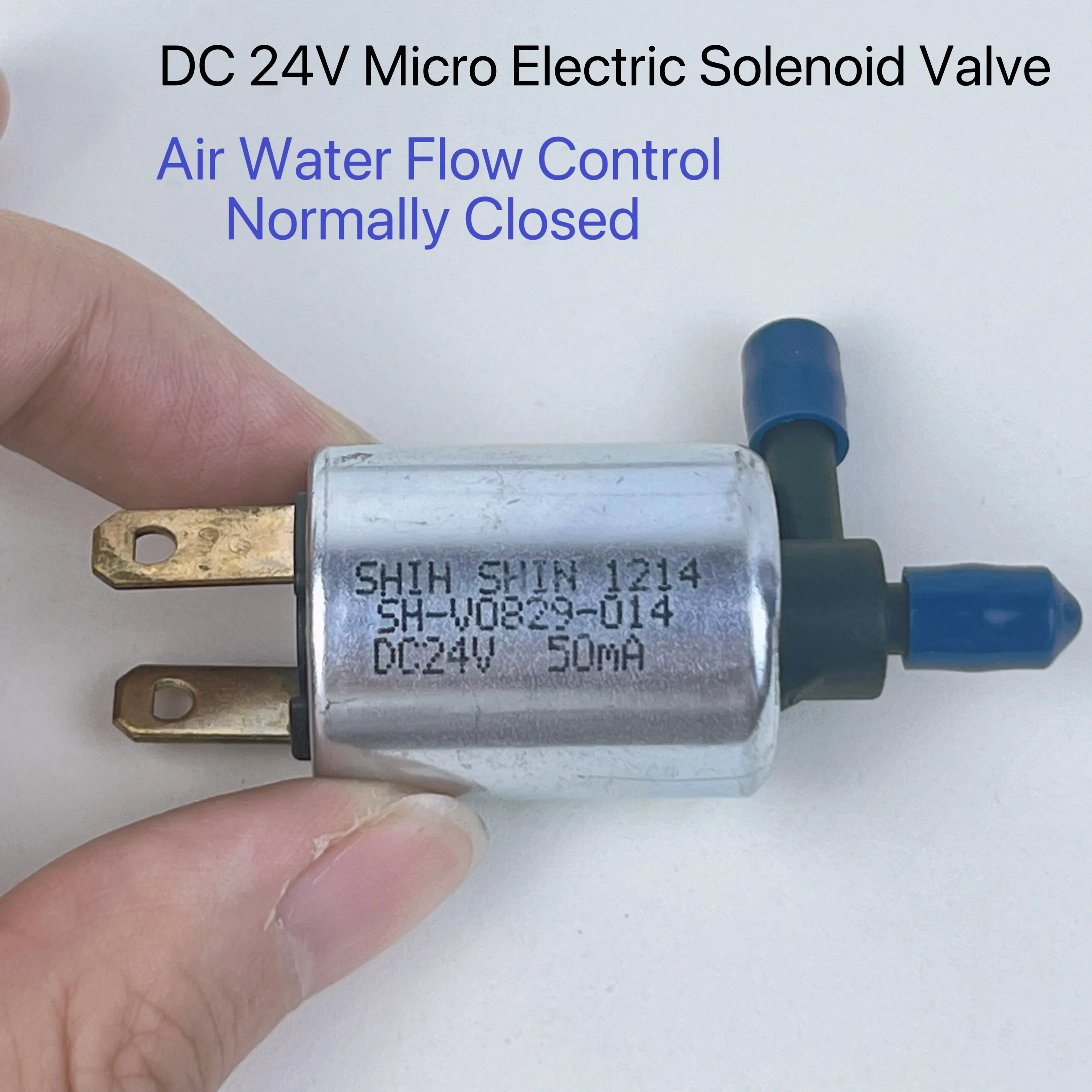 

Микроэлектрический электромагнитный водяной клапан постоянного тока 24 В, нормально закрытый, N/C, выпускной клапан