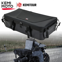 Motorcycle Tail Seat Bag 35L Waterproof PVC Travel Luggage for Honda Rebel 500 300 250 for Yamaha MT-07 for Kawasaki Ninja 400