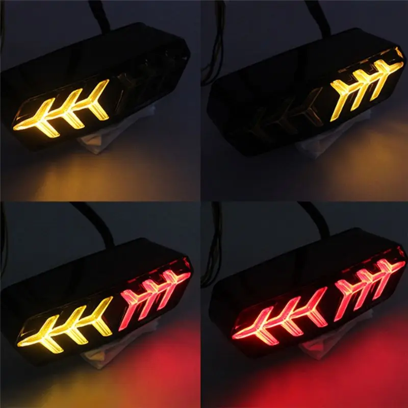 AEF2-Motorcycle Taillight LED Brake Light Turn Signals Light For Honda GROM MSX125 CBR650F view 3