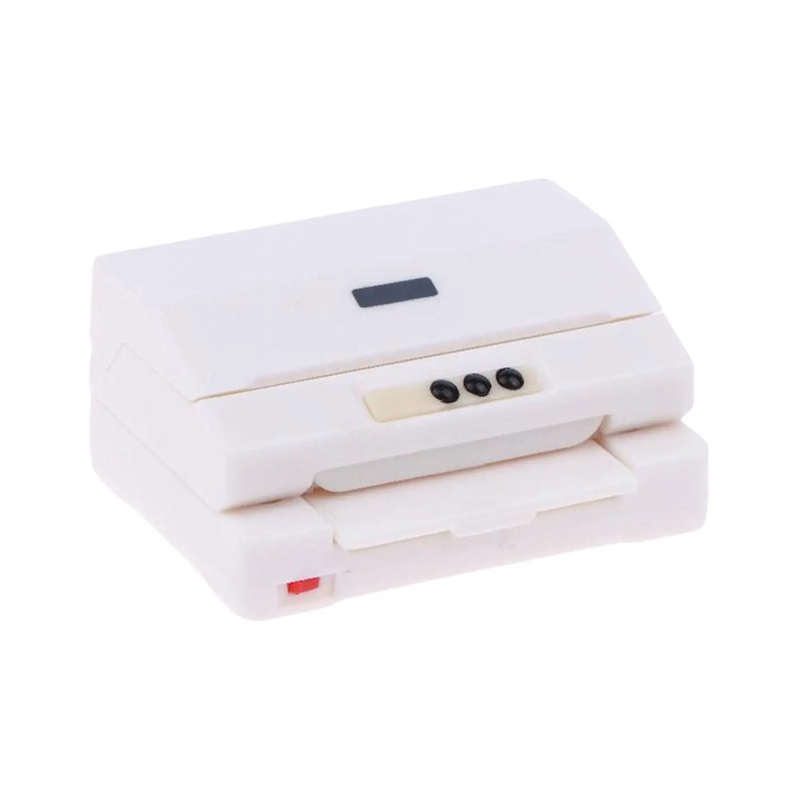 

Миниатюрный принтер для кукольного домика: креативный компактный принтер для диорам, сцен и миниатюрных офисных принадлежностей, аксессуары для кукольных домиков