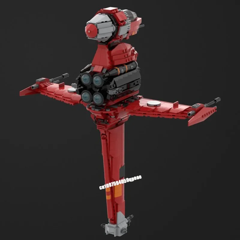Nieuwe 1427 Stuks Beroemde Ster Battle Film Moc Blade Wing B-Wing Fighter Model Diy Creatieve Ideeën Kid Speelgoed verjaardagscadeau Aangepaste Puzzel