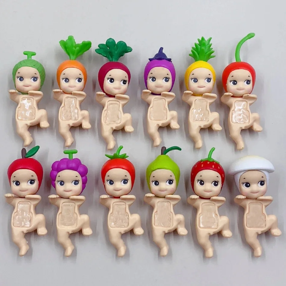 12 Stile Obst-Gemüse-Kopf Mini-Liegepuppen Blindbox Niedliche Figuren Desktop-Auto-Ornament Sammlerstück Spielzeug Geburtstagsgeschenk – Detail 9