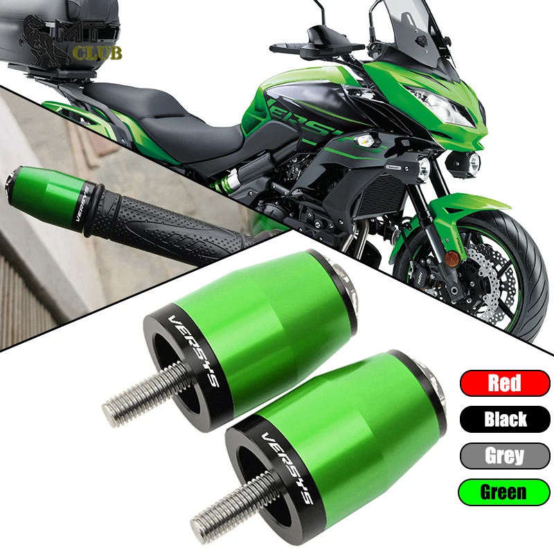 

For KAWASAKI VERSYS 650 X-300 VERSYS650 VERSYS1000 VERSYS-X 300 Motorcycle CNC Accessories Handlebar Grips Handle Bar Ends plug