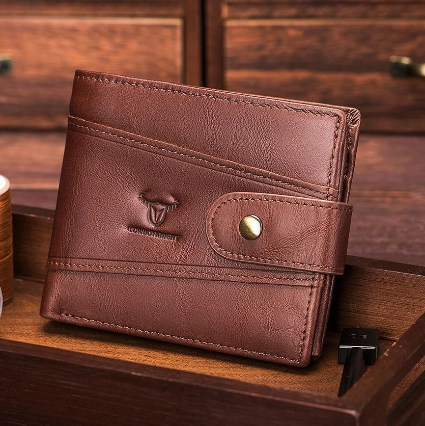 new-fashion-men's-genuine-leather-wallet-top-layer-cowhide-short-horizontal-men-vintage-wallets-coin-pocket-card-holder