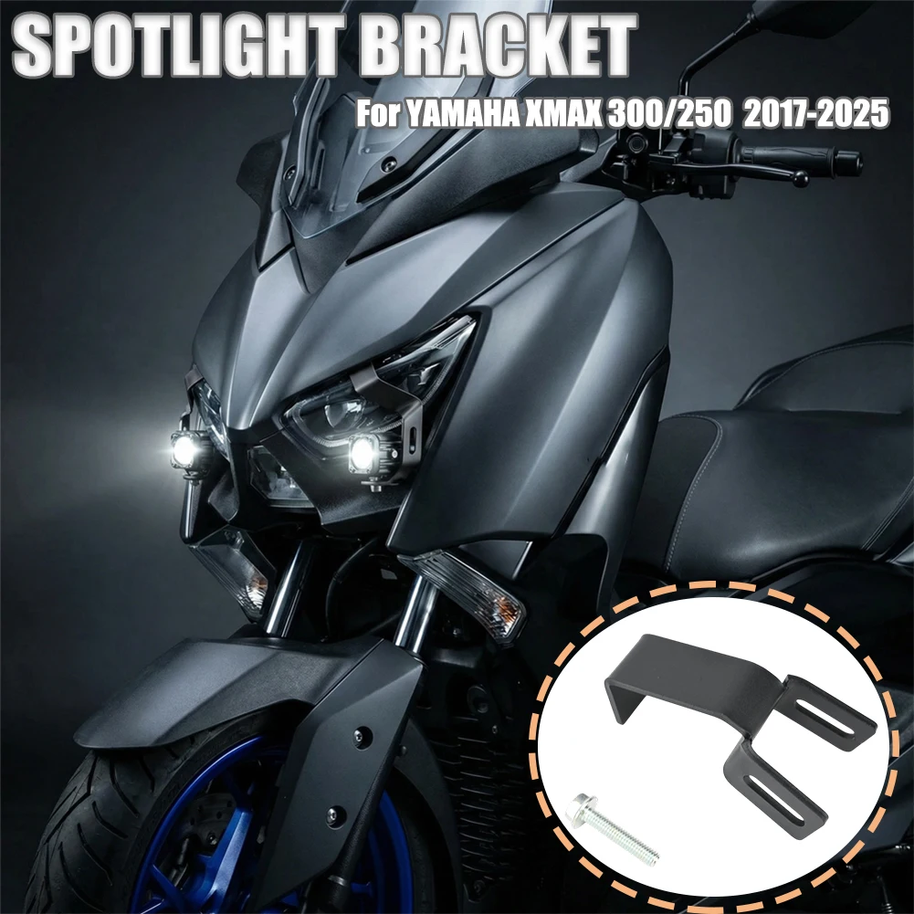 

2025 Motorcycle SpotLight Fog Light Bracket Fog Lamp Holder Indicator Support Frame For Yamaha XMAX300 XMAX 300 250 2017-2024