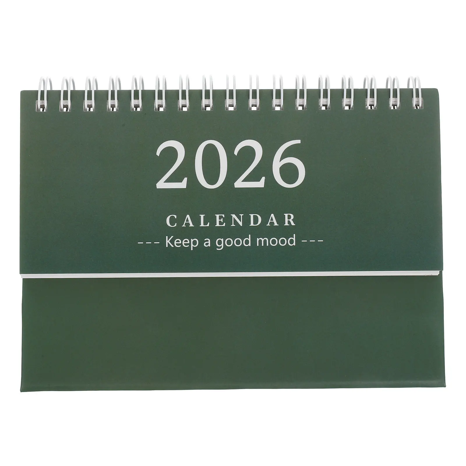 

Standing Flip Calendar 2025-2026 Mini Desktop Planner 18 Months Modern Minimalist Design Small Space Saving Calendar for Work