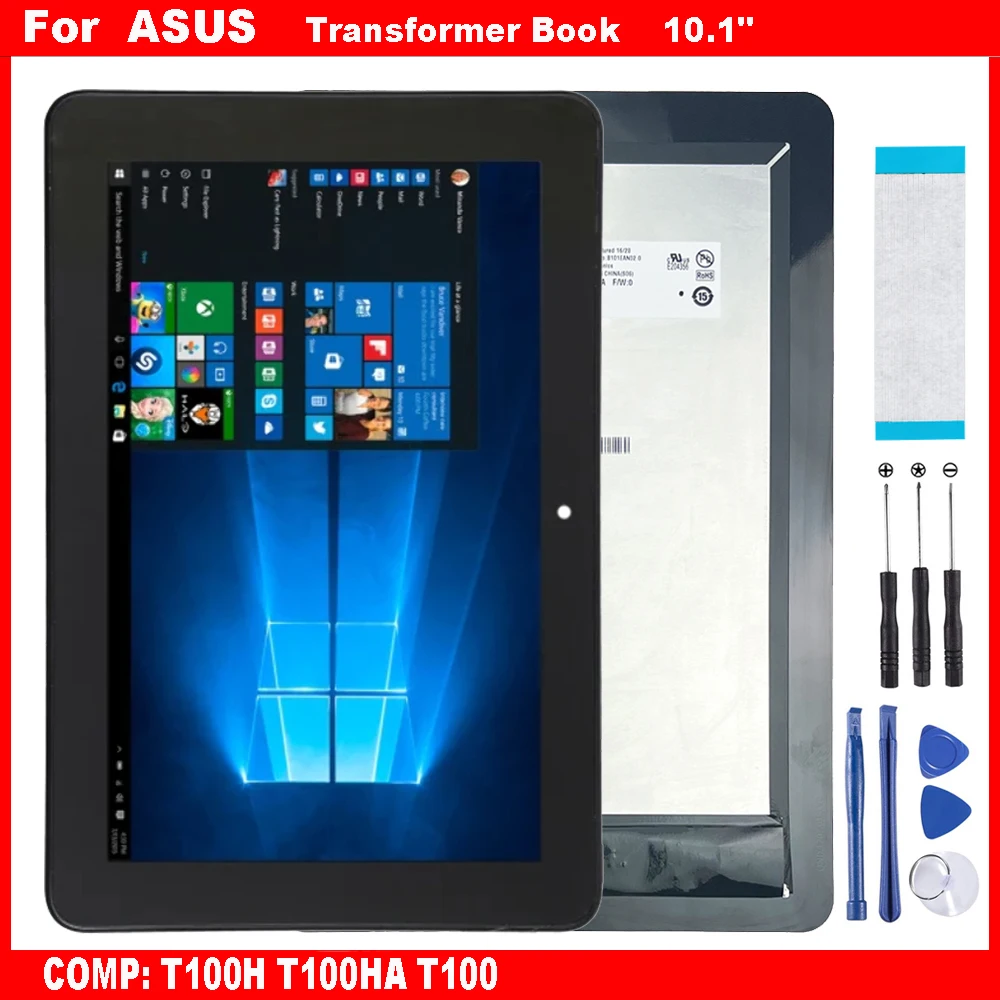 

AAA для ASUS Transformer Book T100H T100HA T100 HA FP-ST101SI010AKF-01X ЖК-дисплей сенсорный экран дигитайзер стекло в сборе