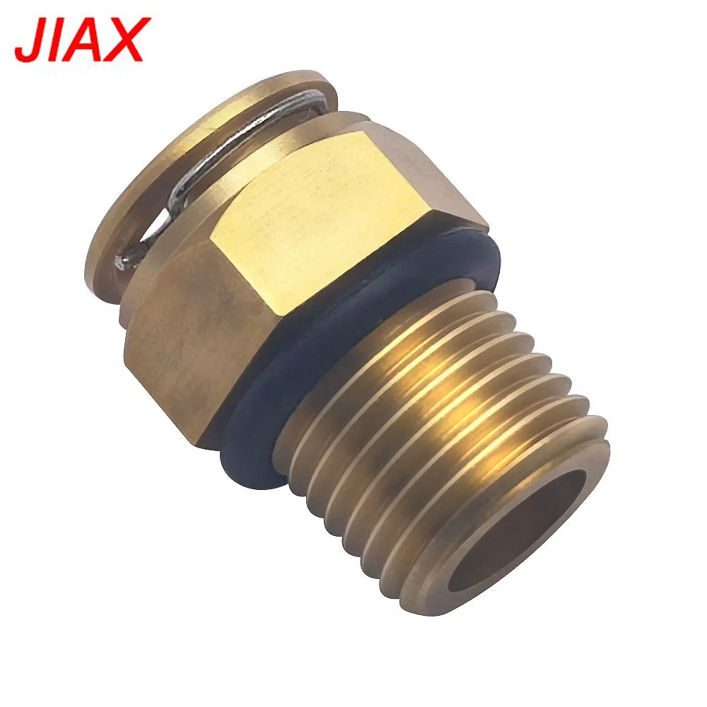 13280086 LSD Clutch Pipe Connector M10X1.0 Hex Adapter with Snap Ring Washer Car Differential Fitting Replacement