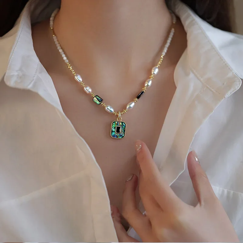 

Luxury Beauty Pendant 100% Natural Freshwater Pearl 14K Gold Filled Ladies Necklace Jewelry For Women Wedding Gifts