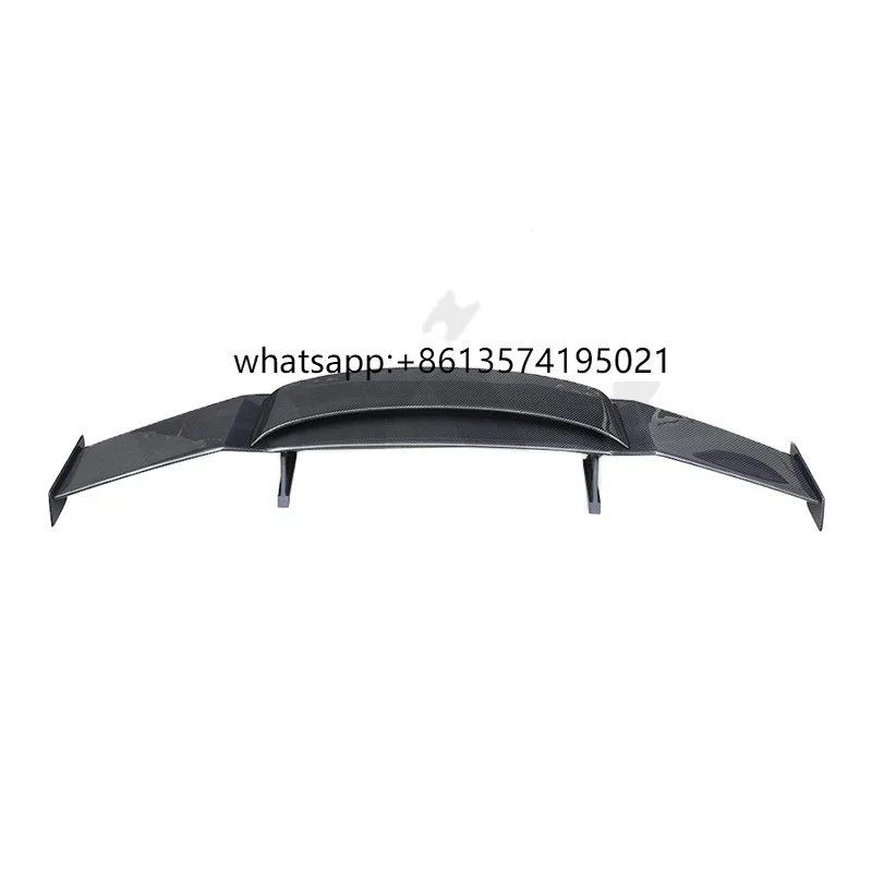 

MD Forged Carbon Fiber Rear Spoiler Double Layer Car Wing for Lamborghini Huracan LP610 LP580 New Condition Exhaust Bumper